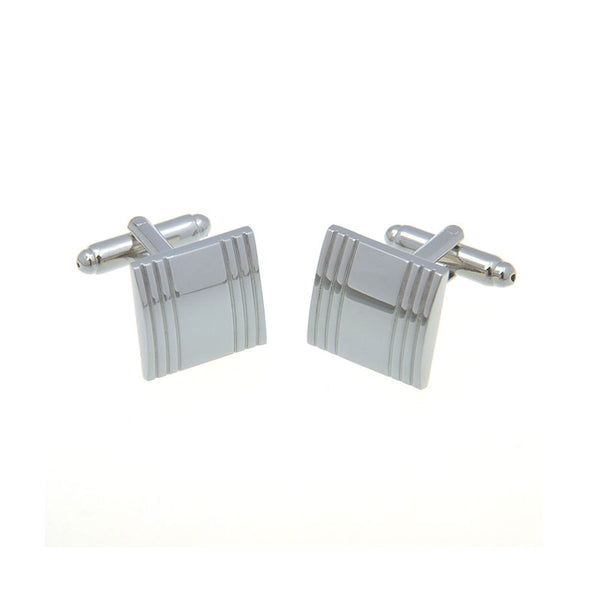 Plain Colour Metal Cufflinks