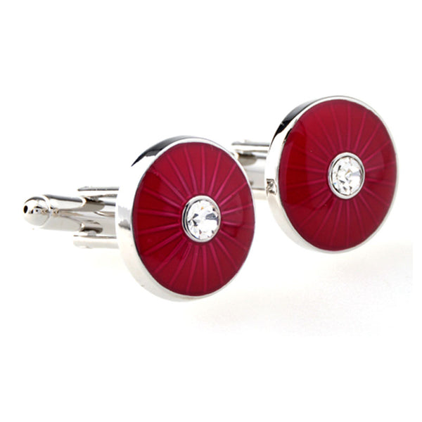 Enamel Dropping Glue Cufflinks