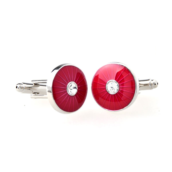 Enamel Dropping Glue Cufflinks