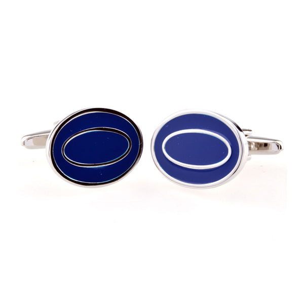 Enamel Dropping Glue Cufflinks