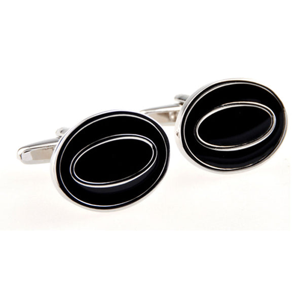 Enamel Dropping Glue Cufflinks