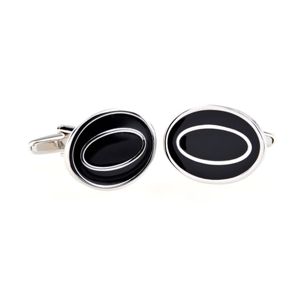 Enamel Dropping Glue Cufflinks