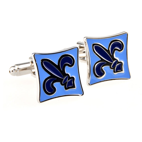 Enamel Dropping Glue Cufflinks