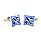 Enamel Dropping Glue Cufflinks