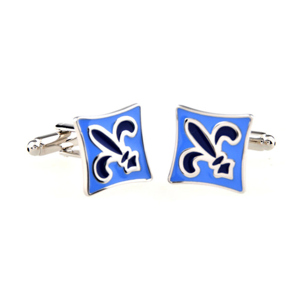 Enamel Dropping Glue Cufflinks