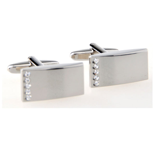 Crystal Zircon Cufflinks
