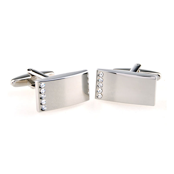 Crystal Zircon Cufflinks