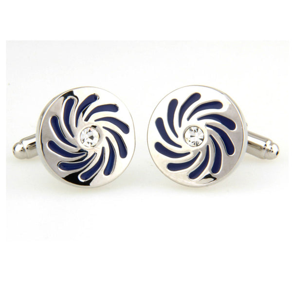 Crystal Zircon Cufflinks