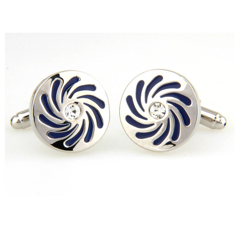 Crystal Zircon Cufflinks