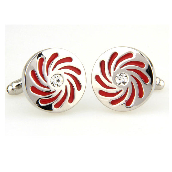 Crystal Zircon Cufflinks