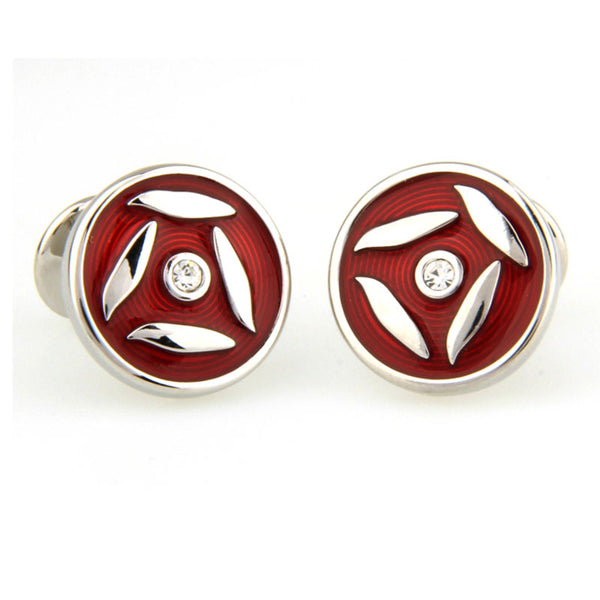 Crystal Zircon Cufflinks