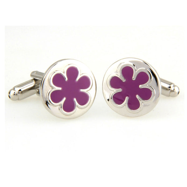 Enamel Dropping Glue Cufflinks