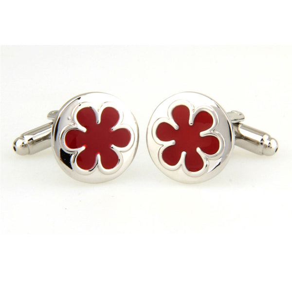 Enamel Dropping Glue Cufflinks