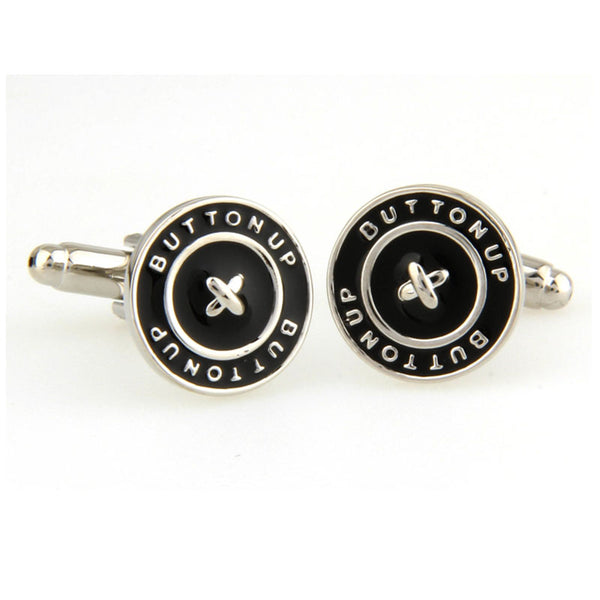 Enamel Dropping Glue Cufflinks