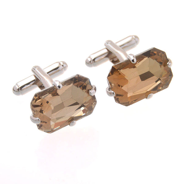 Crystal Zircon Cufflinks