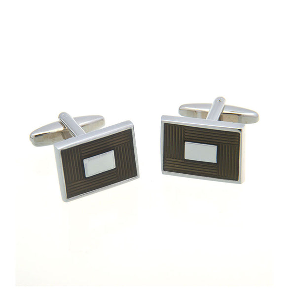 Enamel Dropping Glue Cufflinks