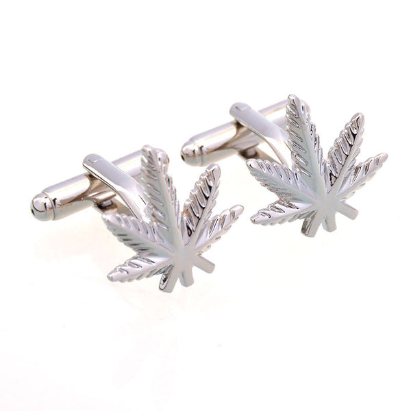 Animals Plants Plain Colour Metal Cufflinks