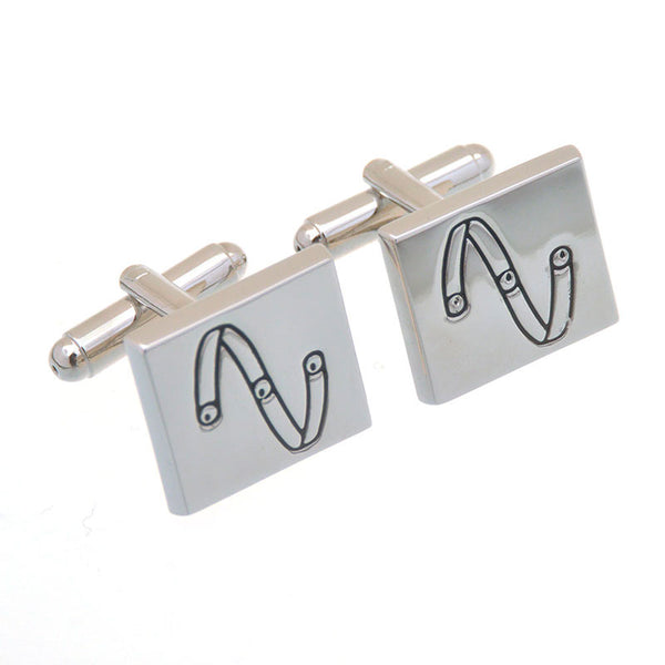 Enamel Dropping Glue Cufflinks