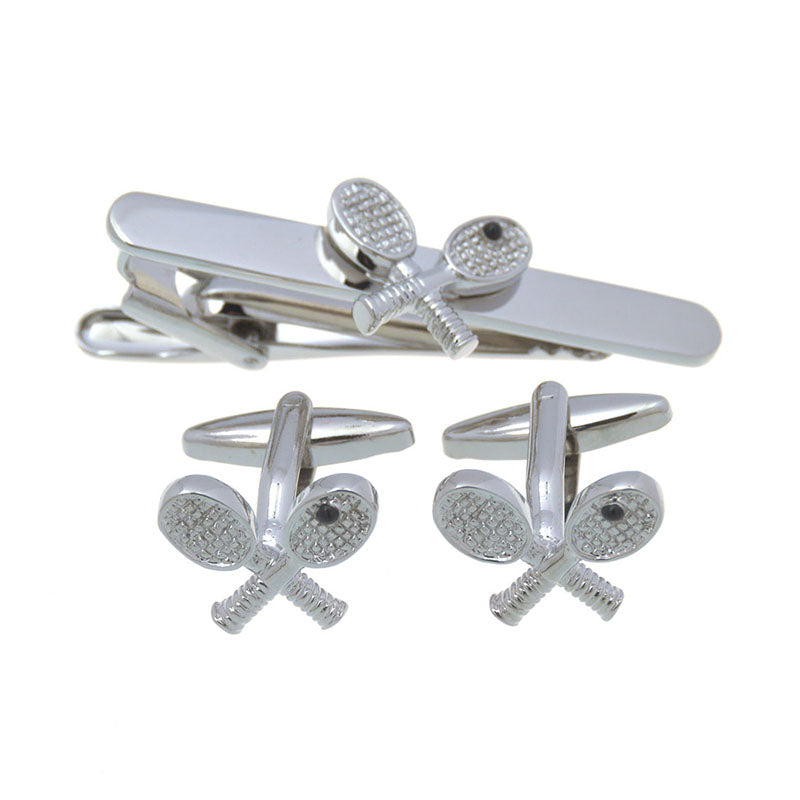 Military Tools Enamel Dropping Glue Cufflinks And Collar Set