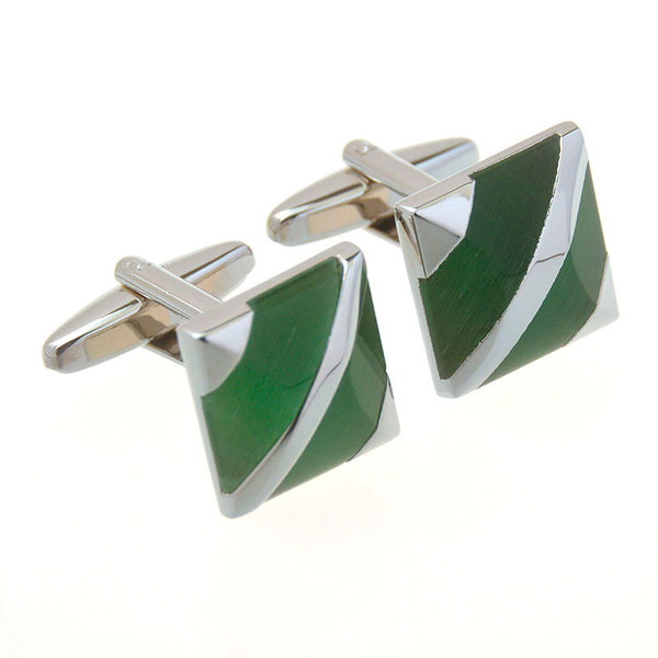 Cateye Glass Cufflinks