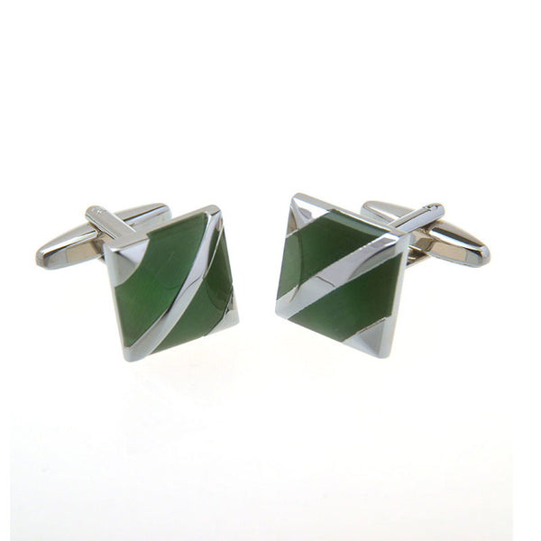 Cateye Glass Cufflinks