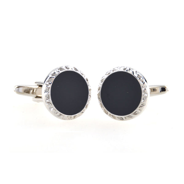 Enamel Dropping Glue Cufflinks