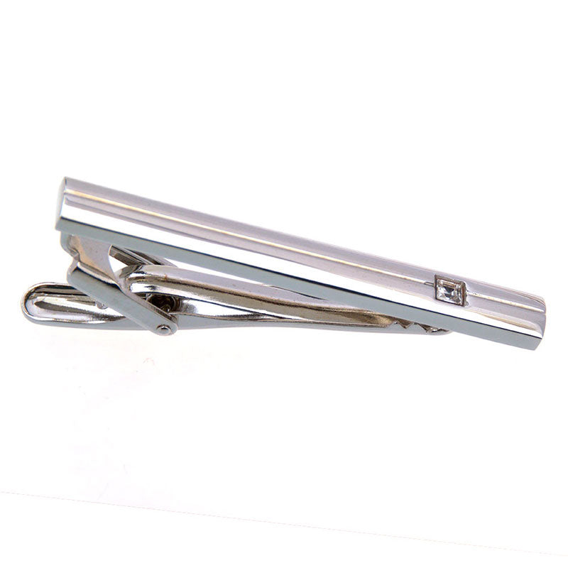 Crystal Zircon Tie Bars