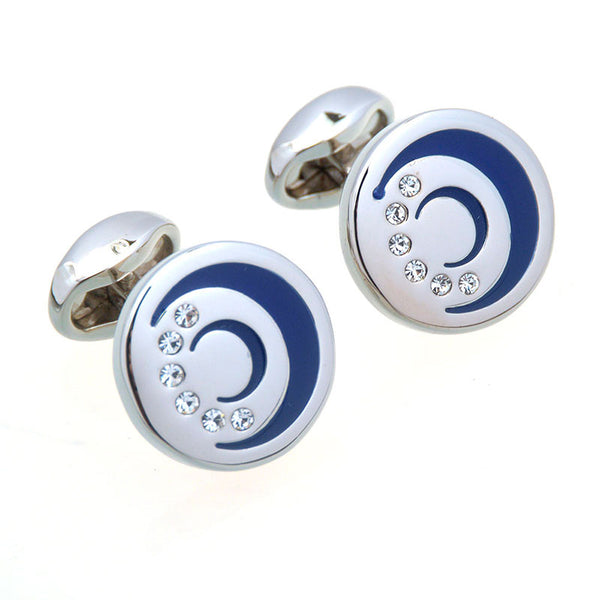 Crystal Zircon Cufflinks