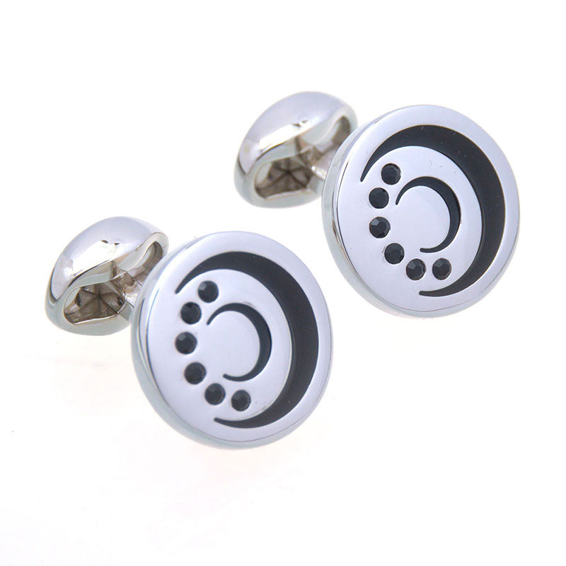 Crystal Zircon Cufflinks