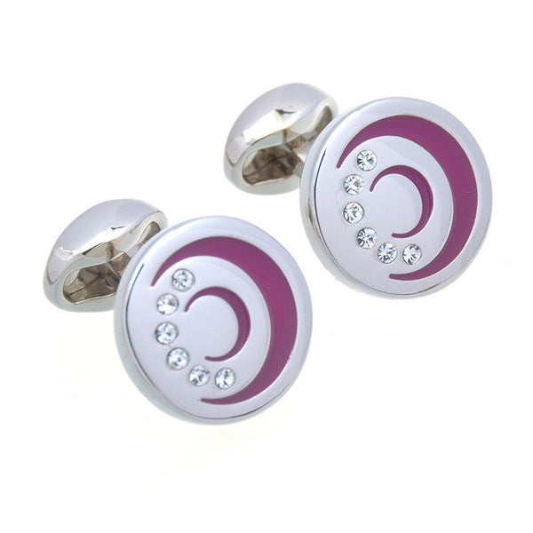 Crystal Zircon Cufflinks