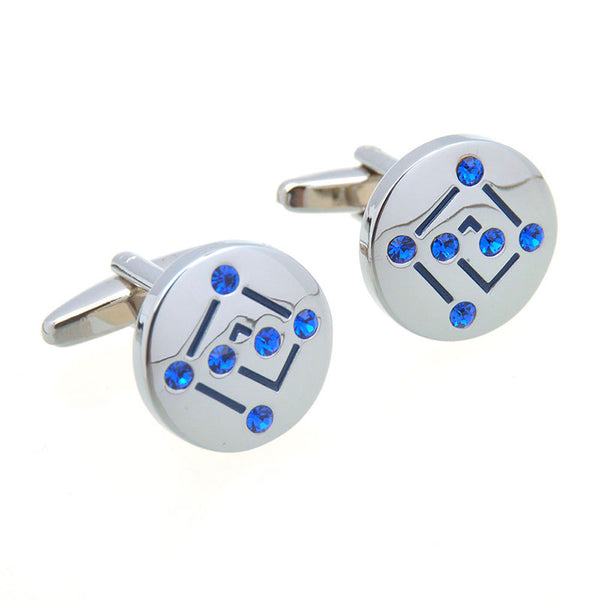 Crystal Zircon Cufflinks