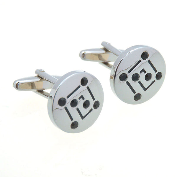 Crystal Zircon Cufflinks