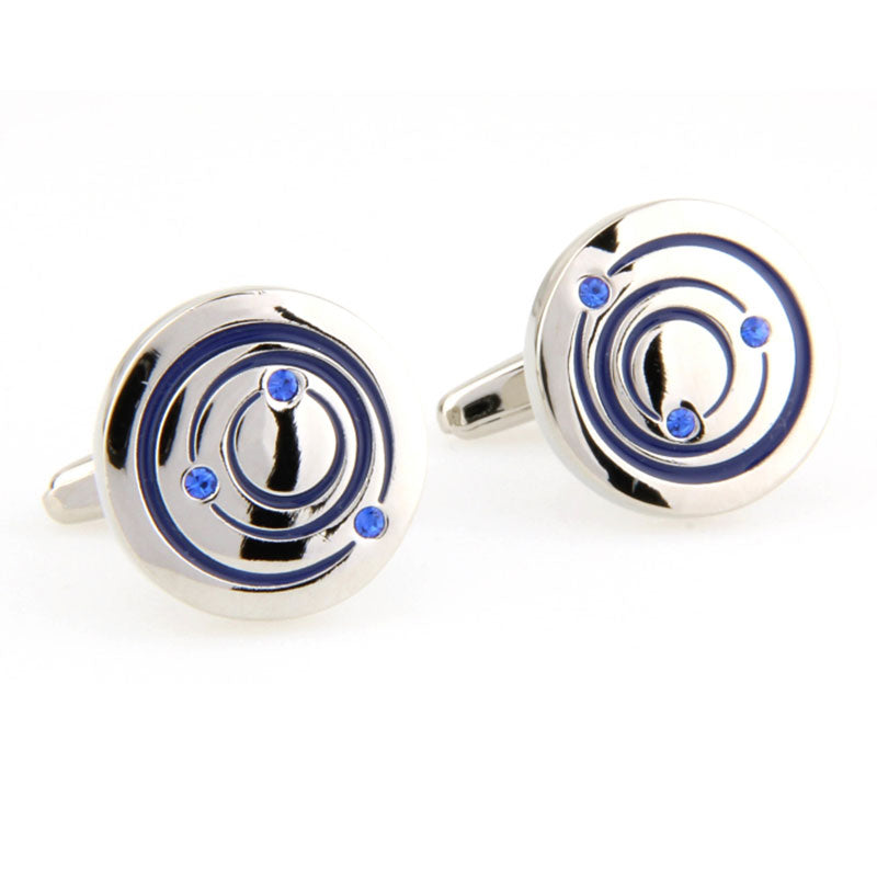 Crystal Zircon Cufflinks