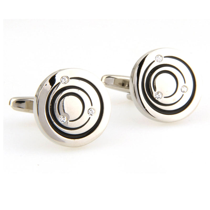 Crystal Zircon Cufflinks