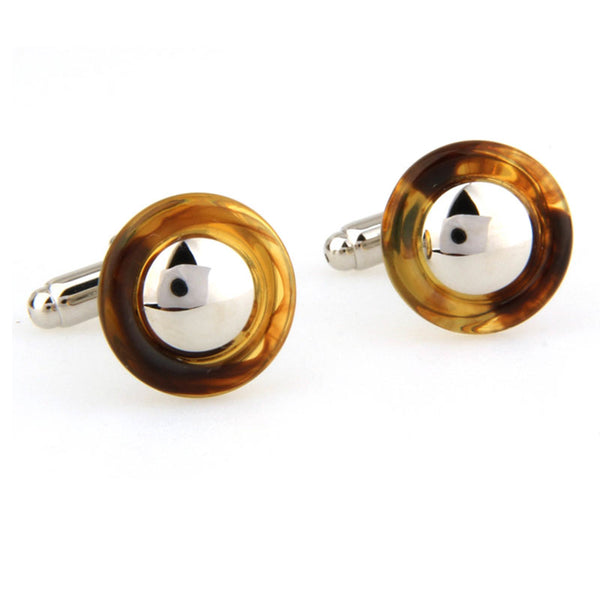 Cateye Glass Cufflinks