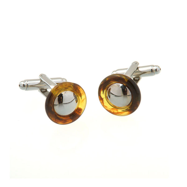 Cateye Glass Cufflinks
