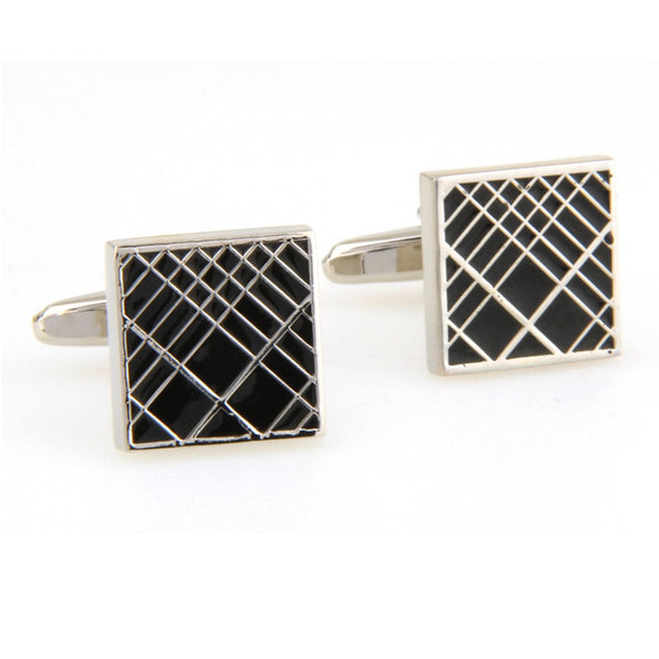 Enamel Dropping Glue Cufflinks