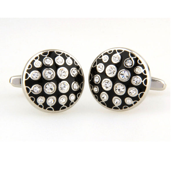 Crystal Zircon Cufflinks