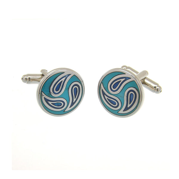 Enamel Dropping Glue Cufflinks