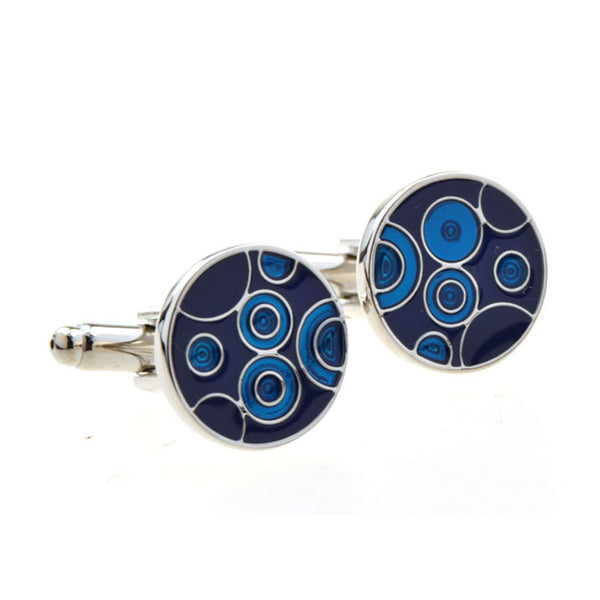 Enamel Dropping Glue Cufflinks