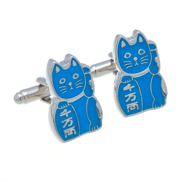 Cartoon Anime Enamel Dropping Glue Cufflinks