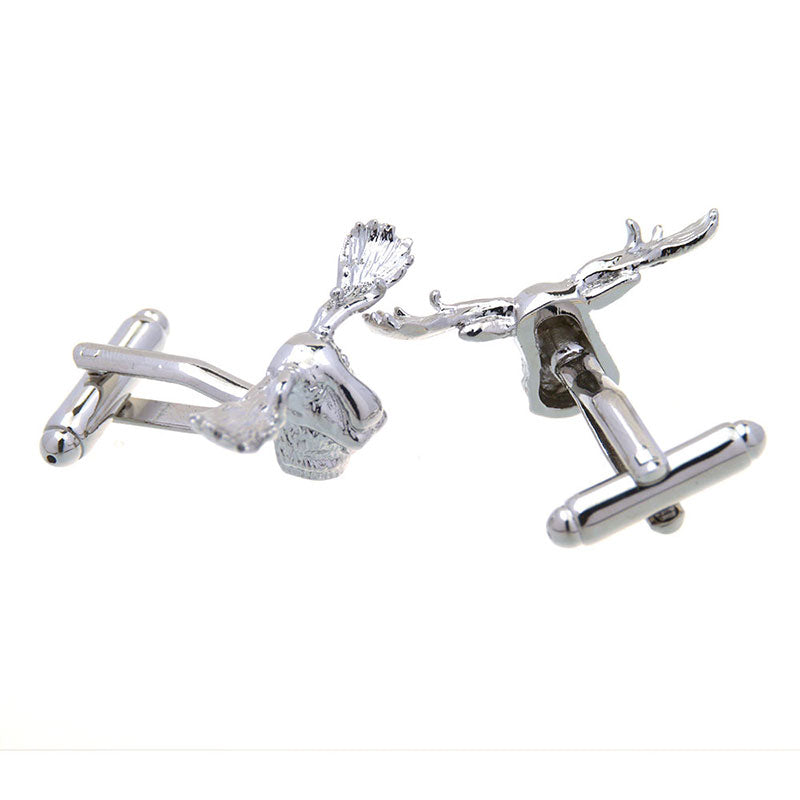 Animals Plants Plain Colour Metal Cufflinks