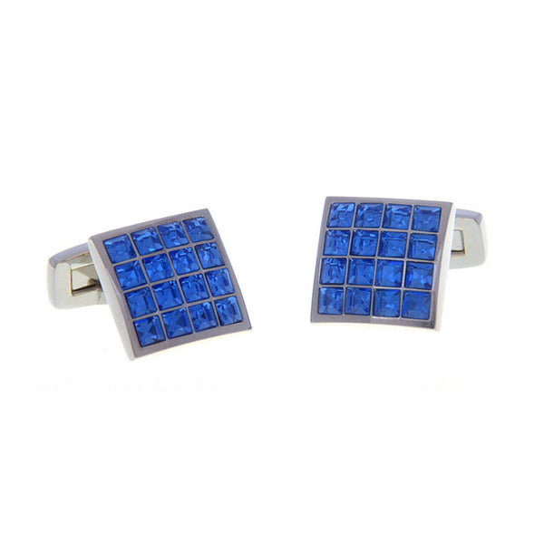Crystal Zircon Cufflinks