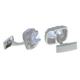 Crystal Zircon Cufflinks