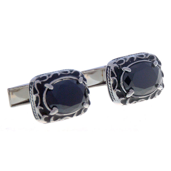 Crystal Zircon Cufflinks