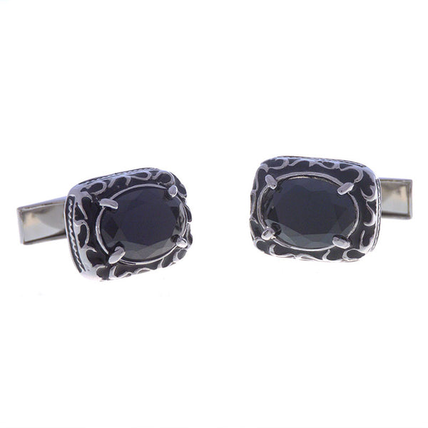 Crystal Zircon Cufflinks