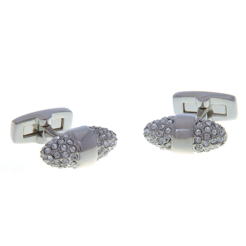 Crystal Zircon Cufflinks
