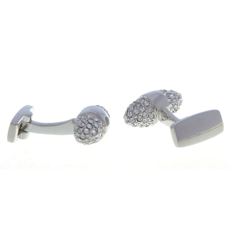 Crystal Zircon Cufflinks