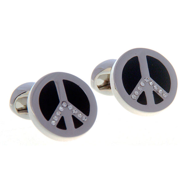 Crystal Zircon Cufflinks
