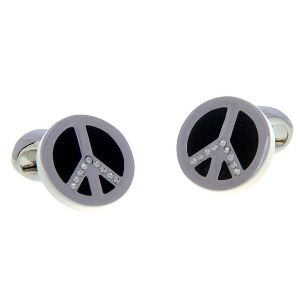 Crystal Zircon Cufflinks